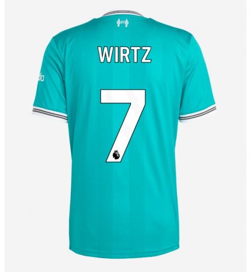 Liverpool Florian Wirtz #7 Tredjedrakt 2025-26 Korte ermer Liverpool Florian Wirtz #7 Tredjedrakt 2025-26 Korte ermer